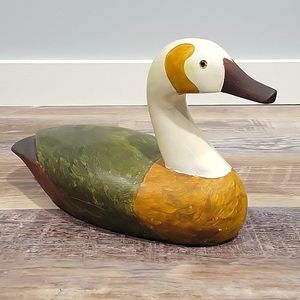 Gary Lowenthal Wooden Decoy Boyd's Bears Farmyard Duck